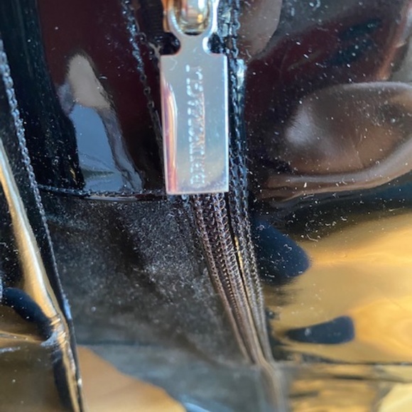 NWT Bruno Magli Patent Leather Boots Size 6 - Picture 9 of 12